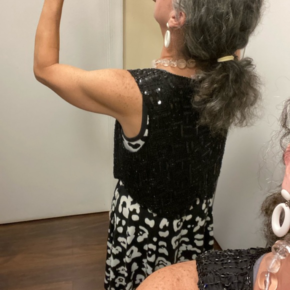 Elegance vintage sequin vest - Picture 4 of 10